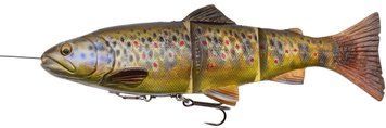 Силикон Savage Gear 4D Line Thru Trout MS 200mm 98.0g #03 Dark Brown Trout 1854.04.59 фото