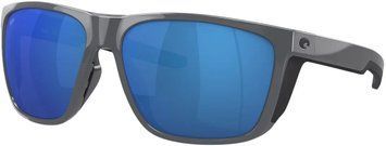 Очки Costa Del Mar Ferg XL Shiny Gray Blue Mirror 580P 1796.12.71 фото