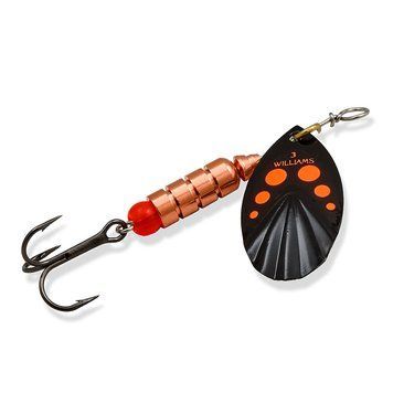 Блесна Williams Vortex Garni UV 9.45gr #Black Orange Dots On Silver (V4D-BKORD) V4D-BKORD фото
