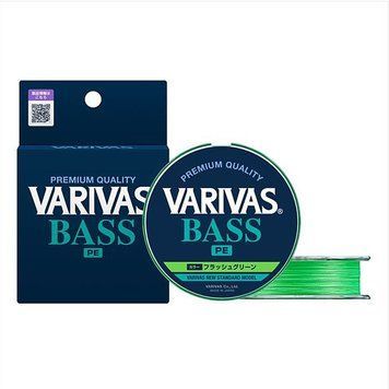 Шнур Varivas Bass PE X4 150m Flash Green 8.1kg 0.165mm #1.0 (VA 19503) VA 19503 фото