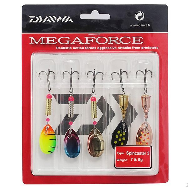 Набор блесен Daiwa Megaforce Spinner Kits 3 (198131) 198131 фото