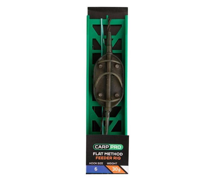 Готовая оснастка на ледкоре Carp Pro Flat Method Feeder №6 30 г CP18103-30 фото