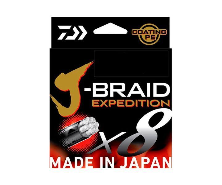 Шнур Daiwa J-Braid Expedition X8E 150м 0.18мм Smash Orange 12550-018 фото