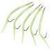 Морской монтаж Fladen Rubber Mac 5pcs size 9/0 Luminous (816-90) 816-90 фото 2