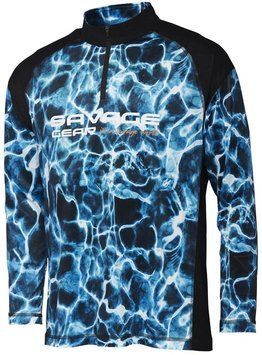 Реглан Savage Gear Marine UV Long Sleeve Tee S ц:sea blue 1854.19.10 фото