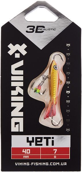 Балансир Viking Fishing Yeti Ice Jig 40mm 7.0g #8 Candle Flame 1919.01.98 фото
