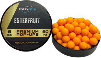 Бойлы Crazy Carp Premium Pop-Ups 8mm Esterfruit (80шт/уп) 1350.00.08 фото