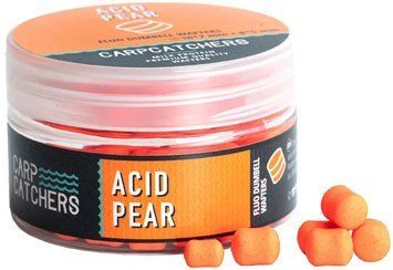 Бойлы Carp Catchers Fluo Dumbell Wafters Acid Pear 8х5 and 10x7mm 1415.00.00 фото