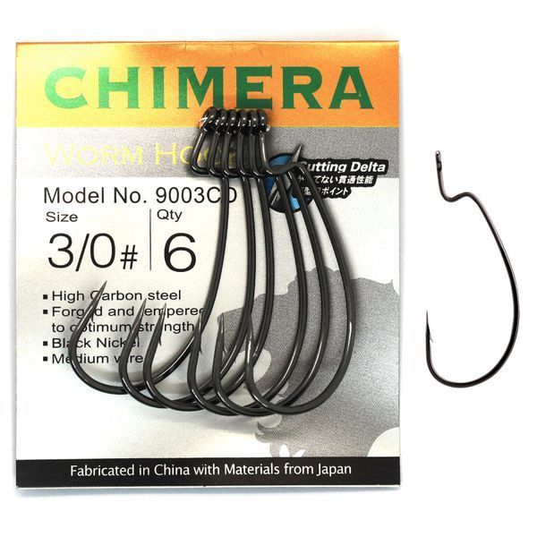Офсетний гачок BKK Chimera CD #1/0 (A-EW-9331) A-EW-9331 фото