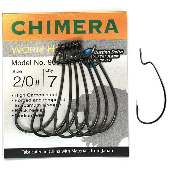 Офсетний гачок BKK Chimera CD #1/0 (A-EW-9331) A-EW-9331 фото