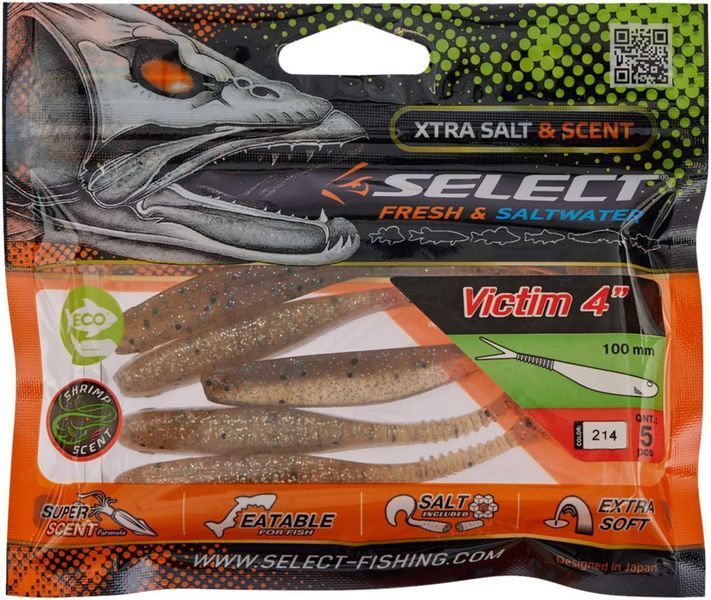 Силикон Select Victim V-Tail 4" #214 (5 шт/уп) 1870.74.41 фото