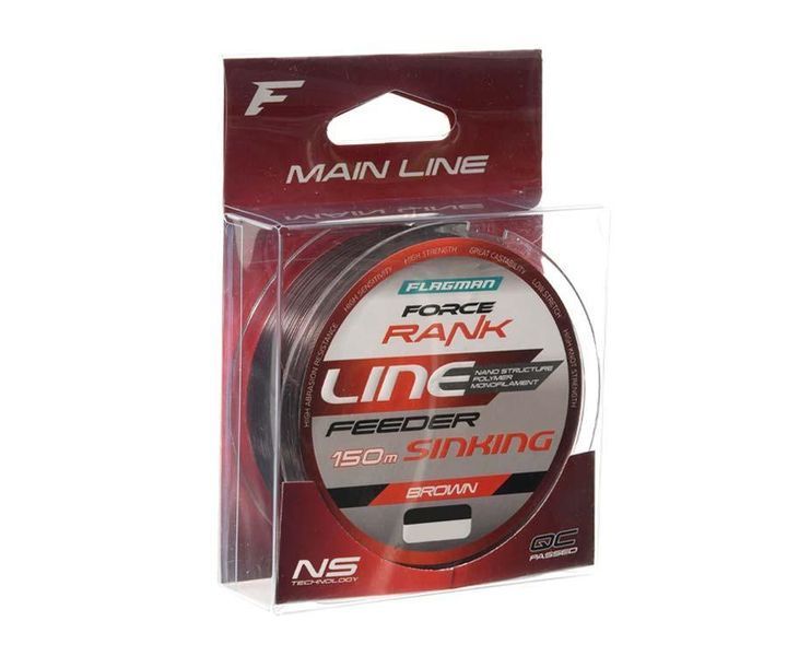 Леска Flagman Force Rank Feeder Main Line Dark Brown 150м 0.30мм FRFML15030 фото