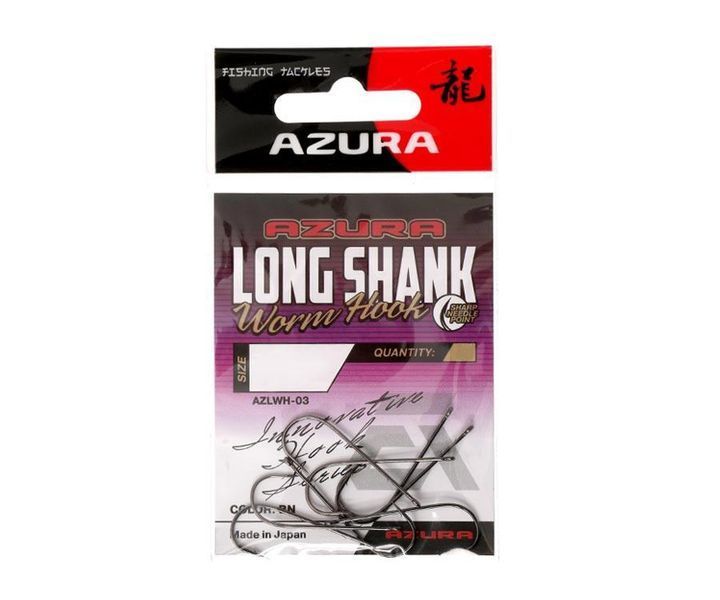 Гачки Azura Long Shank Hook №5/0 AZLWH-50 фото
