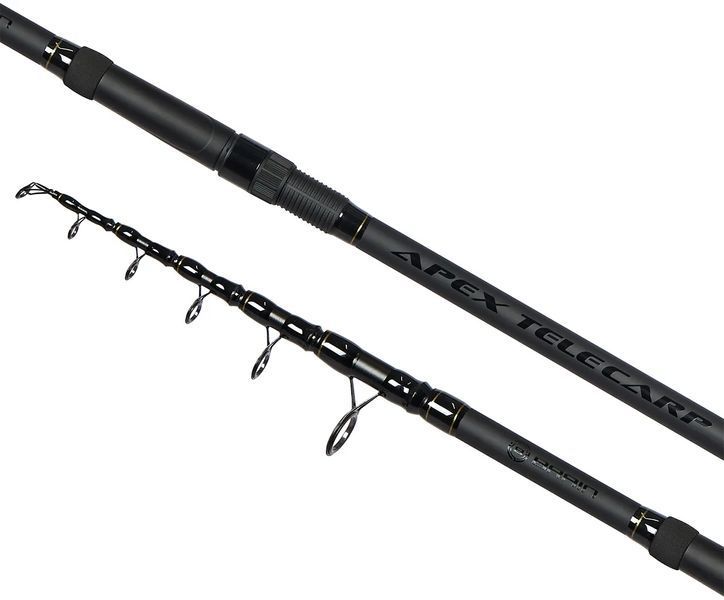 Удилище карповое Brain Apex Tele Carp Black 3.90m 3.5lbs 1858.54.97 фото