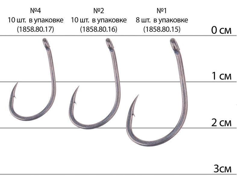 Гачок Brain Snagger #2 (10 шт/уп) 1858.80.15 фото