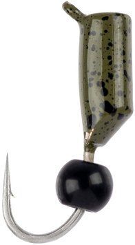 Мормышка вольфрамовая Viking Fishing Rigabik+bead 0.62g 2.5mm Olive+B (5шт) 1919.04.15 фото