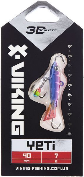 Балансир Viking Fishing Yeti Ice Jig 40mm 7.0g #9 Strange Perch 1919.01.99 фото