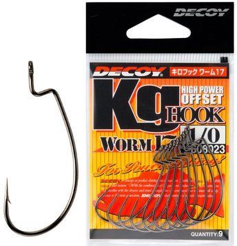 Крючок Decoy Worm17 Kg Hook #5/0 (5 шт/уп) 1562.00.06 фото