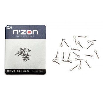 Вкрутка для бойлів Daiwa N`Zon Bayonet Pins 7mm 20pc (13308-307) 13308-307 фото