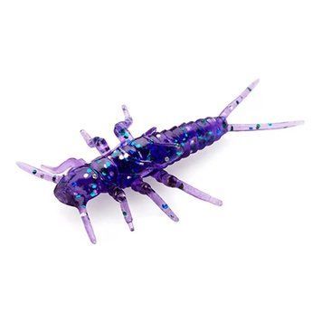 Силикон FishUP Stonefly 0.75" #060 Dark Violet/Peacock & Silver (12шт/уп) 1864.04.98 фото
