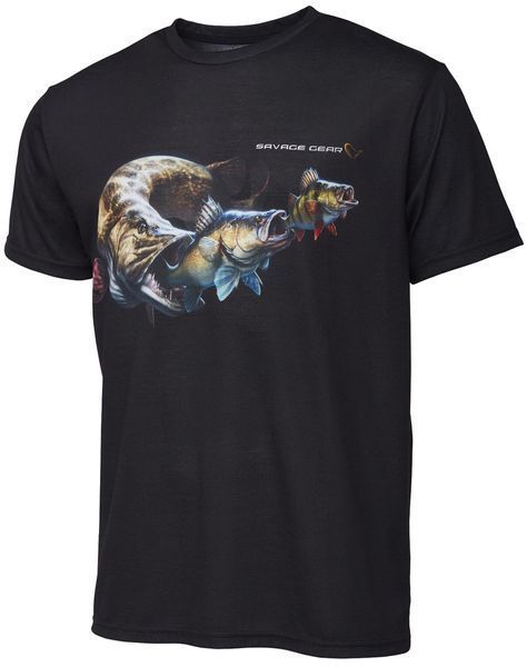 Футболка Savage Gear Cannibal T-Shirt S ц:black 1854.23.20 фото