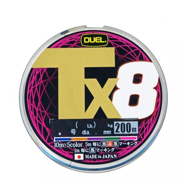 Шнур Duel Tx8 200m Light Green 7.7kg 0.15mm #0.8 (H4333-LG) H4333-LG фото