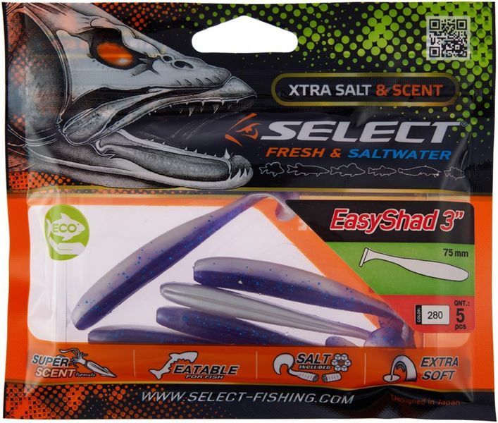 Силикон Select Easy Shad 3" #280 (5 шт/уп) 1870.71.33 фото