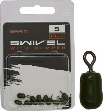 Вертлюжок Brain Swivel With Bumper S (10 шт/уп) SGXA-9292S 1858.24.93 фото