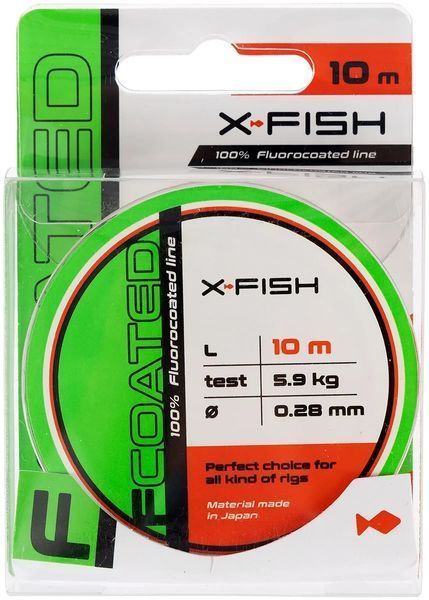 Флюорокарбон X-Fish FCoated 10m 0.28mm 5.9kg 1917.01.27 фото
