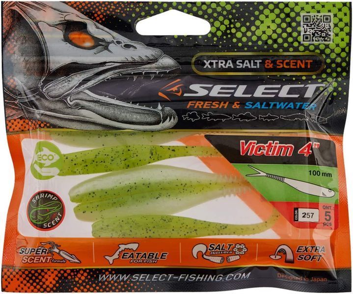 Силикон Select Victim V-Tail 4" #257 (5 шт/уп) 1870.74.43 фото
