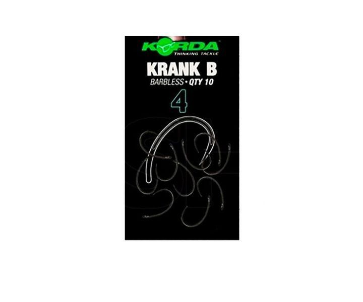 Крючки Korda Krank Barbless №10 KKRB10 фото