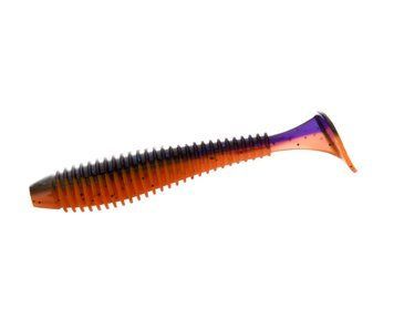 Віброхвіст Flagman Mystic Fish Fat 3.3" #0502 Violet/Orange FMFF33-0502 фото