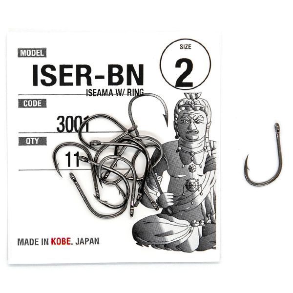 Гачки Fudo Iseama W/Ring Black 8 (14 шт.) (FHBN30018) FHBN30018 фото