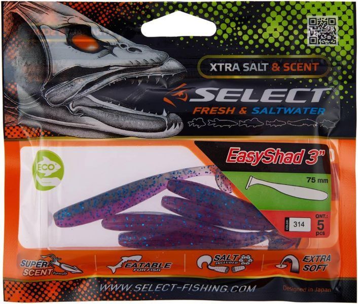 Силикон Select Easy Shad 3" #314 (5 шт/уп) 1870.71.35 фото