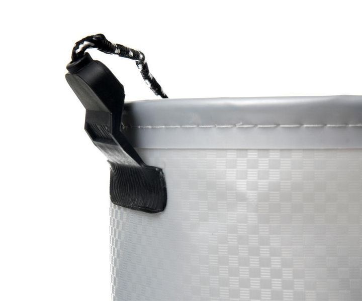 Відро для води зі шнуром кругле Flagman Gray Eva Bucket Round 5 л FGEVA006 фото