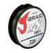 Шнур Daiwa J-Braid Х8 150m Dark Green 17.0kg 0.22mm #2.5 (12751-022) 12751-022 фото 2