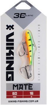 Балансир Viking Fishing Mate Ice Jig 60mm 17g #04 Fire Perch 1919.05.20 фото