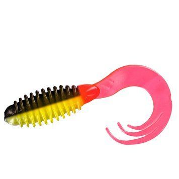 Силикон Big Bite Baits Ring Triple Tip Grub 2" 10pc #Yellow Dog (2317457) 2317457 фото