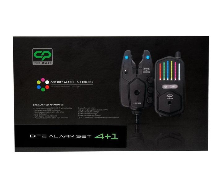 Набір електронних сигналізаторів Carp Pro Delight 4+1 CPD2958-4 фото