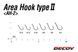 Гачок Decoy Area Hook II Mat Black 14, 8 шт/уп 1562.01.73 фото 2