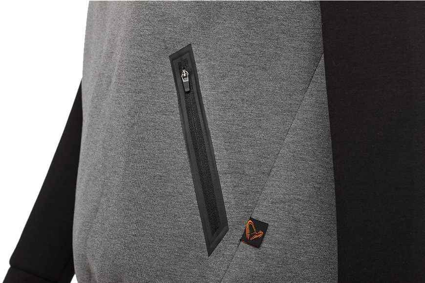 Реглан Savage Gear Tec-Foam Hoodie M ц:dark grey melange 1854.44.24 фото
