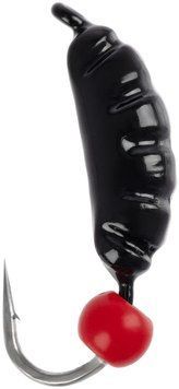 Мормышка вольфрамовая Viking Fishing Shrimp+bead 0.37g 7mm Black+R (5шт) 1919.03.91 фото