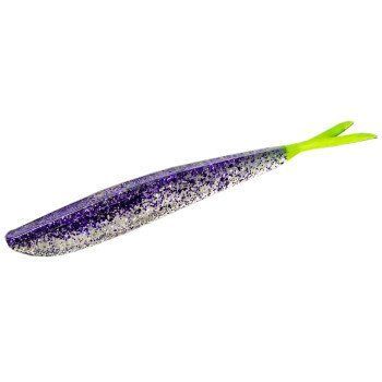 Силикон Lunker City Fin-S Fish 4" #281 Purple Ice Chartreuse Tail 8шт. (28140) 28140 фото
