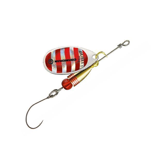 Блешня Cormoran Bullet Single Hook №2 4g #Silver/Red dots (50-85022) 50-85022 фото