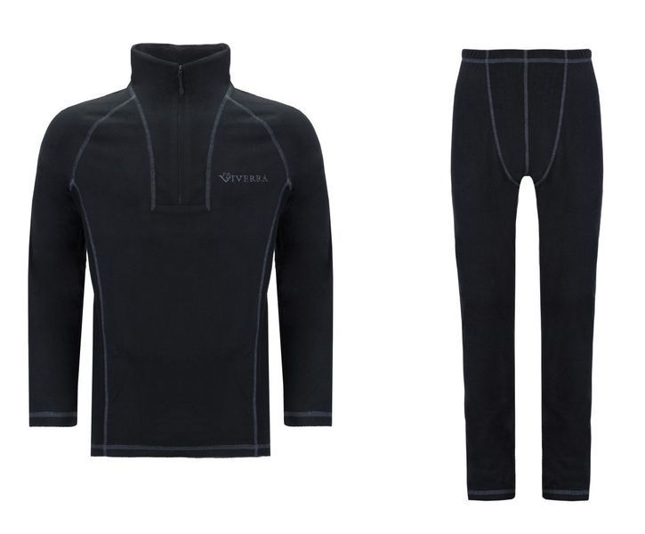 Термобелье Viverra Soft Warm ZIP Black S (РБ-2230151) РБ-2230151 фото
