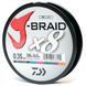 Шнур Daiwa J-Braid X8 300m Multi Color 36kg 0.35mm #6.0 (12755-135) 12755-135 фото 1