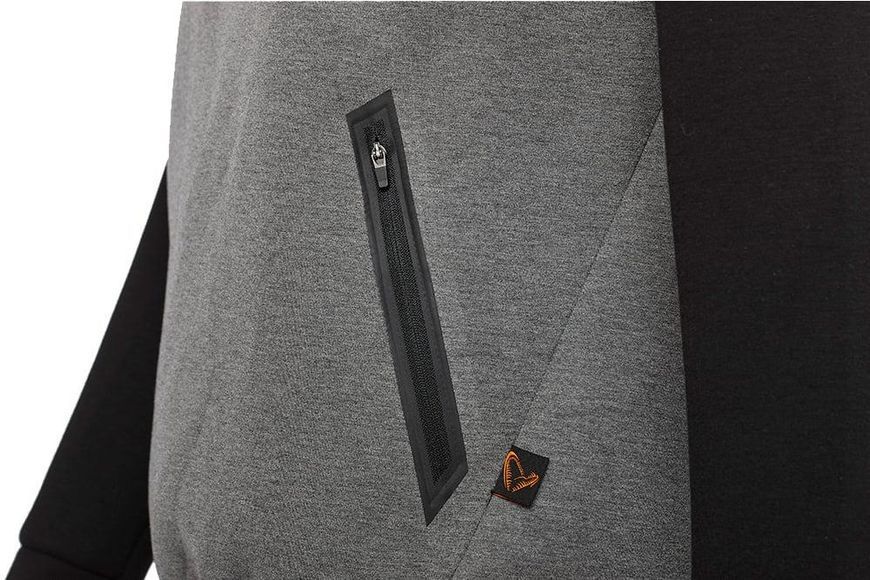 Реглан Savage Gear Tec-Foam Hoodie XL ц:dark grey melange 1854.44.26 фото
