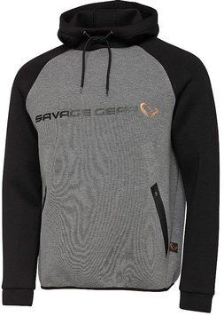 Реглан Savage Gear Tec-Foam Hoodie XXL ц:dark grey melange 1854.44.27 фото