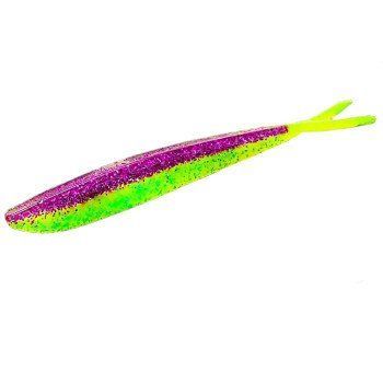 Силикон Lunker City Fin-S Fish 4" #280 Pimp Daddy Chartreuse Tail 8шт. (28040) 28040 фото