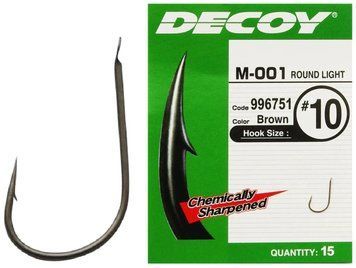 Крючок Decoy M-001 Round Light #8 (15 шт/уп) 1562.05.06 фото